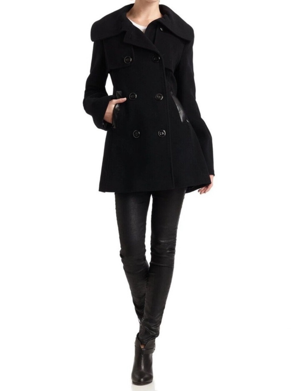 272 Mackage Fall 2009/10 Raffy wool/cashmere double-breasted peacoat M P19 L30